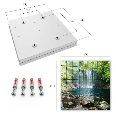 Schlüsselkasten modern Natürlicher Wasserfall