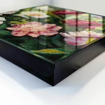 Schlüsselschrank für den Flur Bunte Blumen
