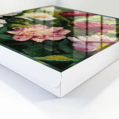 Schlüsselschrank für den Flur Bunte Blumen