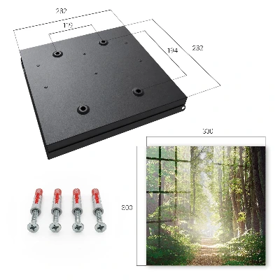 Schlüsselkasten modern Waldlandschaft