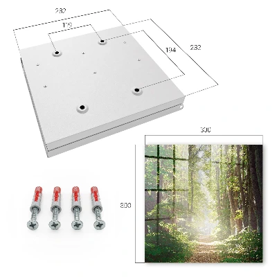 Schlüsselkasten modern Waldlandschaft