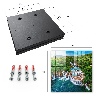 Schlüsselkasten modern Natürliche Wasserfälle
