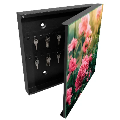 Schlüsselschrank für den Flur Rosa Pfingstrosen