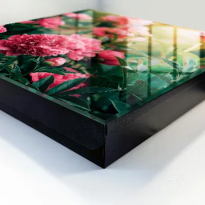 Schlüsselschrank für den Flur Rosa Pfingstrosen