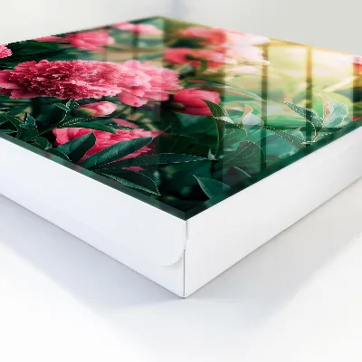 Schlüsselschrank für den Flur Rosa Pfingstrosen