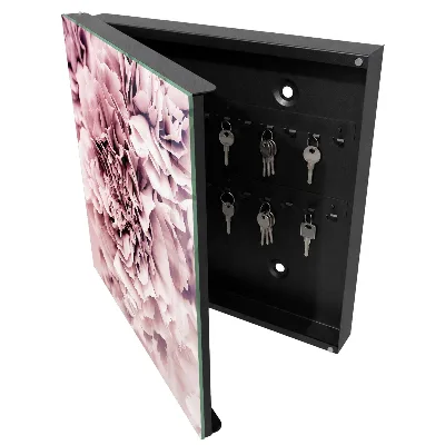 Schlüsselschrank für den Flur Rosa Blume