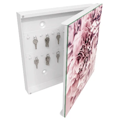 Schlüsselschrank für den Flur Rosa Blume