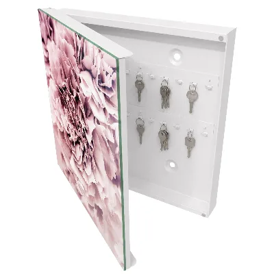 Schlüsselschrank für den Flur Rosa Blume