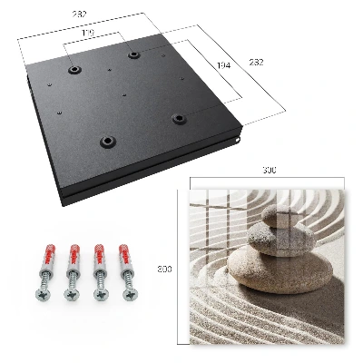 Schlüsselschrank Zen-Komposition