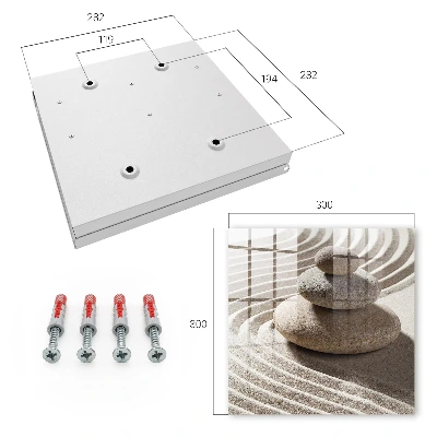 Schlüsselschrank Zen-Komposition