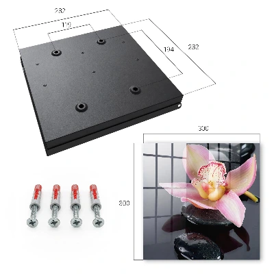 Schlüsselschrank für den Flur Orchideensteine