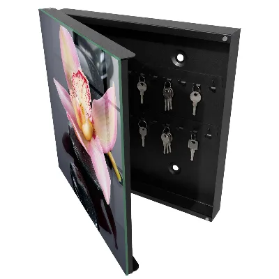Schlüsselschrank für den Flur Orchideensteine