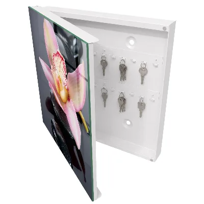 Schlüsselschrank für den Flur Orchideensteine