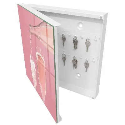 Schlüsselschrank Champagnergläser