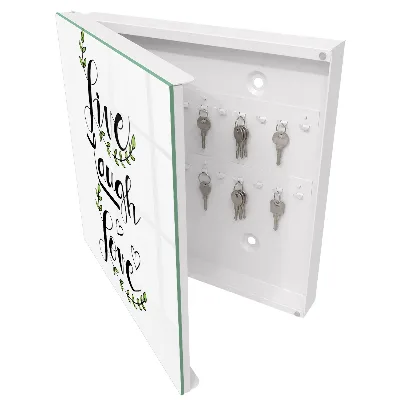 Schlüsselschrank für den Flur Positive Typografie