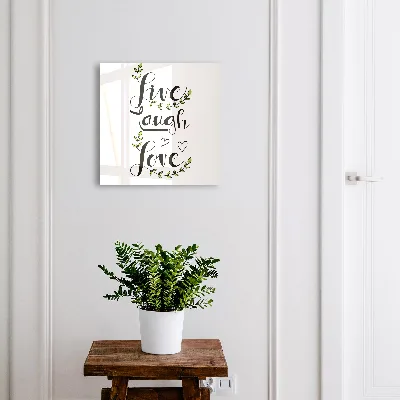 Schlüsselschrank für den Flur Positive Typografie
