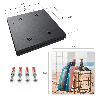 Schlüsselschrank Strand-Surfbretter