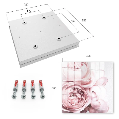 Schlüsselschrank für den Flur Pinke Schönheit