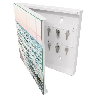 Schlüsselschrank Meereswellen