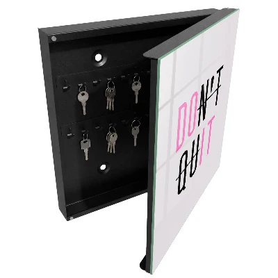 Schlüsselschrank Motivationstypografie