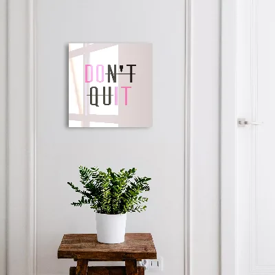 Schlüsselschrank Motivationstypografie