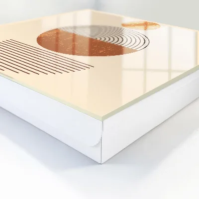 Schlüsselschrank Retro-Geometrie