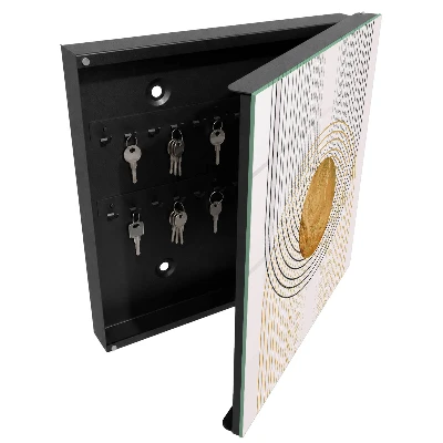 Schlüsselschrank für den Flur Kreise und Linien