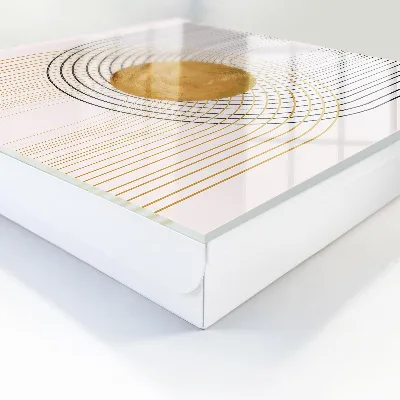 Schlüsselschrank für den Flur Kreise und Linien