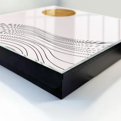 Schlüsselkasten modern Wellen und Kreise