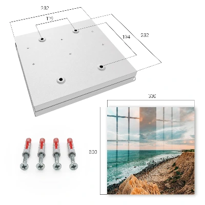 Schlüsselschrank Klippen am Meer