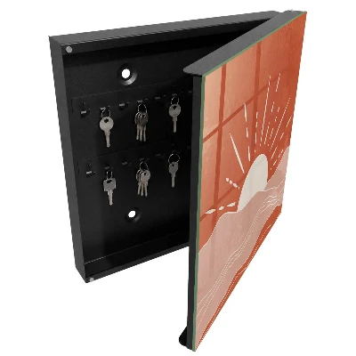 Schlüsselschrank Orangefarbene Morgendämmerung