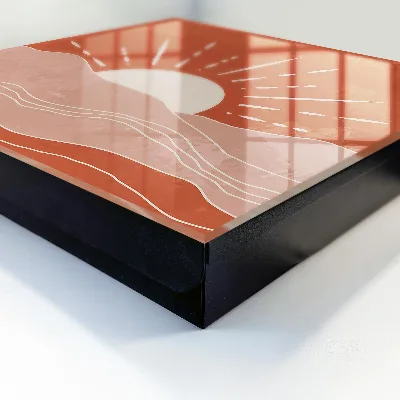 Schlüsselschrank Orangefarbene Morgendämmerung