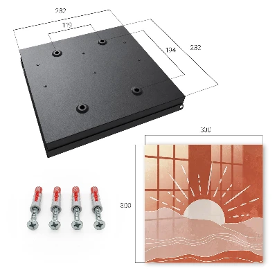 Schlüsselschrank Orangefarbene Morgendämmerung