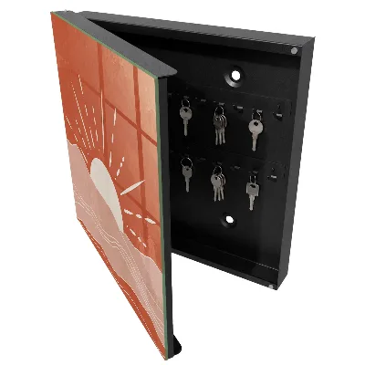 Schlüsselschrank Orangefarbene Morgendämmerung