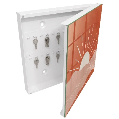 Schlüsselschrank Orangefarbene Morgendämmerung