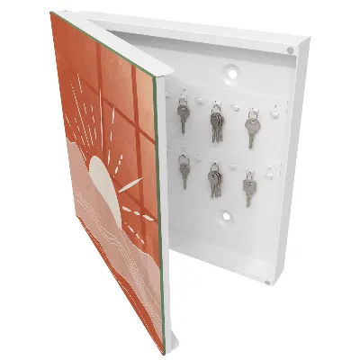 Schlüsselschrank Orangefarbene Morgendämmerung