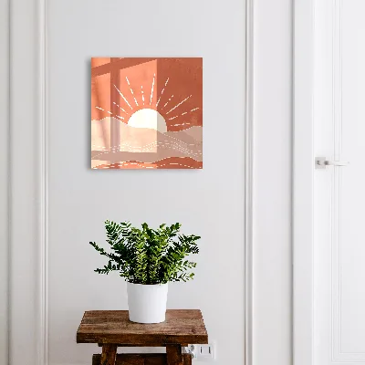 Schlüsselschrank Orangefarbene Morgendämmerung