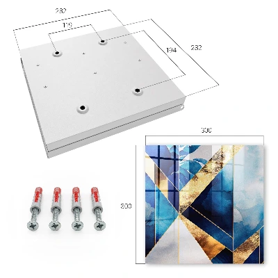 Schlüsselschrank Blaue Eleganz