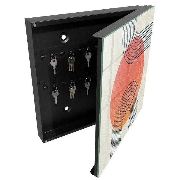 Schlüsselschrank für den Flur Geometrische Linien