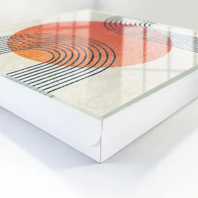 Schlüsselschrank für den Flur Geometrische Linien
