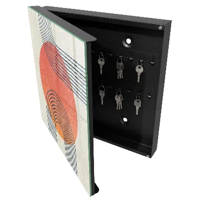 Schlüsselschrank für den Flur Geometrische Linien