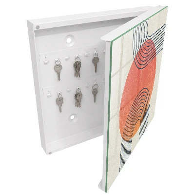 Schlüsselschrank für den Flur Geometrische Linien