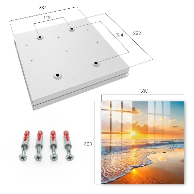Schlüsselschrank Sonnenuntergang über dem Meer