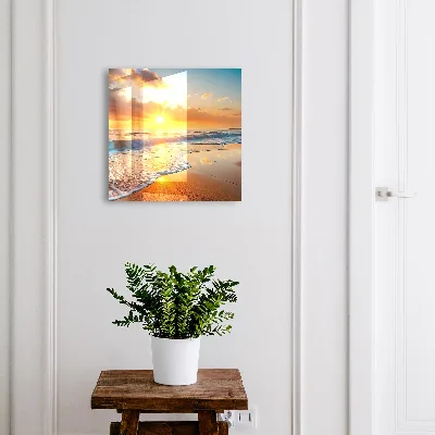 Schlüsselschrank Sonnenuntergang über dem Meer