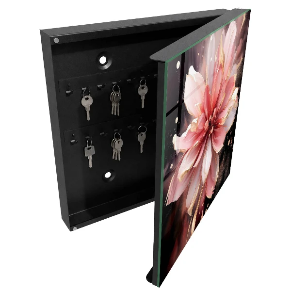 Schlüsselschrank für den Flur Rosa Blume