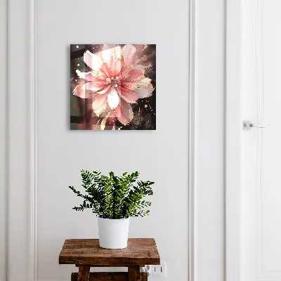 Schlüsselschrank für den Flur Rosa Blume