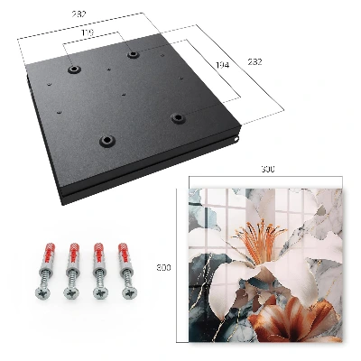 Schlüsselschrank Florale Eleganz