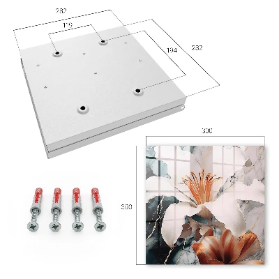Schlüsselschrank Florale Eleganz