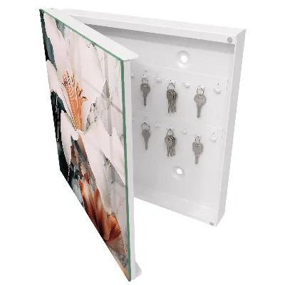 Schlüsselschrank Florale Eleganz