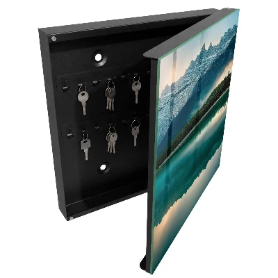 Schlüsselschrank Spiegelung des Berges